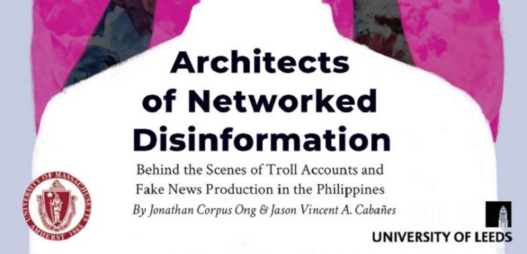 ‘Chief architects’ of fake news in PHL come from PR, ad industry —study