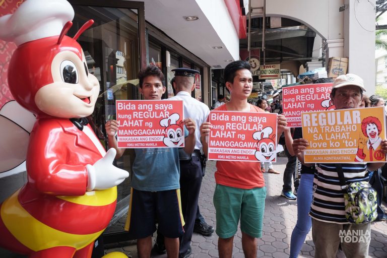 Workers start weekly Black Friday Protest vs. Duterte’s failure to end contractualization Workers start weekly Black Friday Protest vs. Duterte’s failure to end contractualization