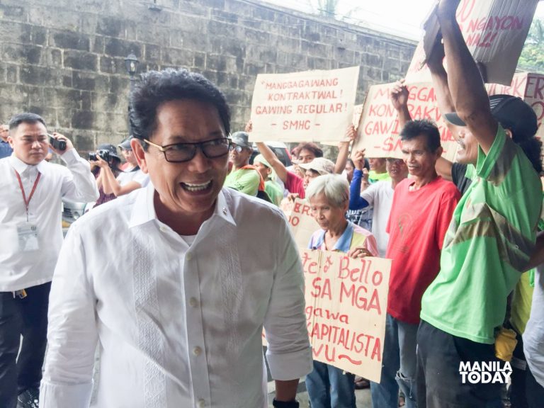 Protest marks Duterte’s scheduled signing of EO on contractualization