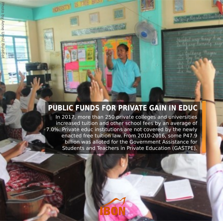 Public funds for private gain in education