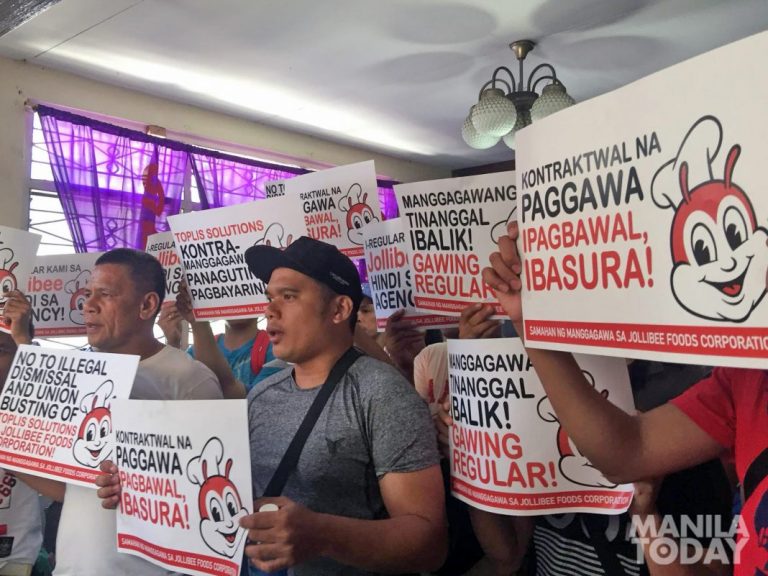 Labor groups urge Duterte to prosecute erring employers and companies instead of ‘tambays’ Labor groups urge Duterte to prosecute erring employers and companies instead of ‘tambays’