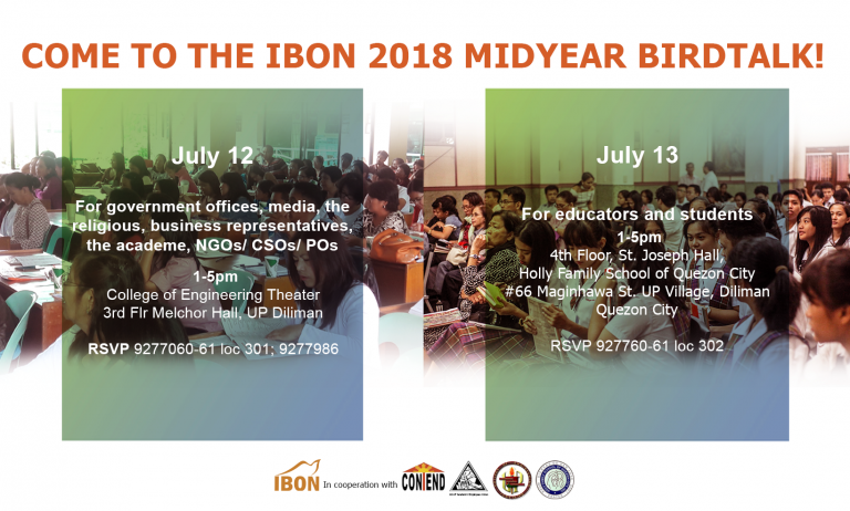 The IBON 2018 Midyear Birdtalk