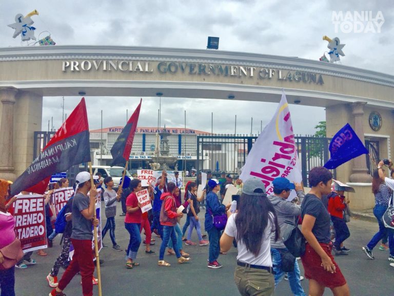 Protesters demand release of activists, NDFP consultant Protesters demand release of activists, NDFP consultant