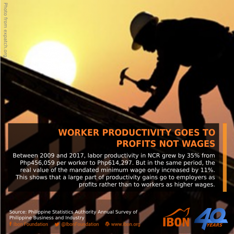 Worker productivity goes to profits, not wages