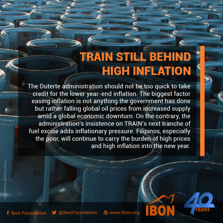 TRAIN Still Behind High Inflation