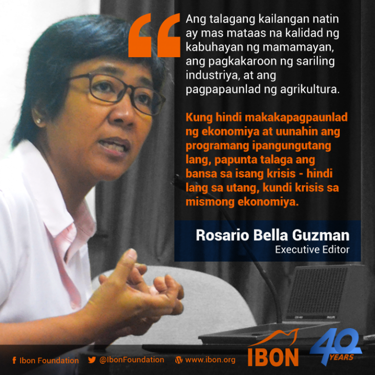 Hinggil sa paglobo ng pambansang utang sa Php7.3T