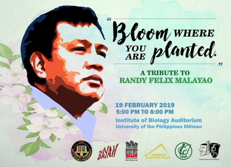 IN PHOTOS: Bloom where you are planted–a tribute to Randy Malayao IN PHOTOS: Bloom where you are planted–a tribute to Randy Malayao