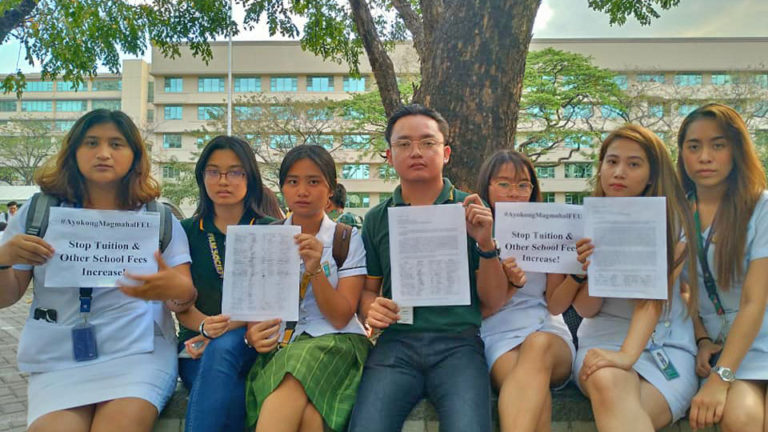 FEU students petition vs looming fees increase FEU students petition vs looming fees increase