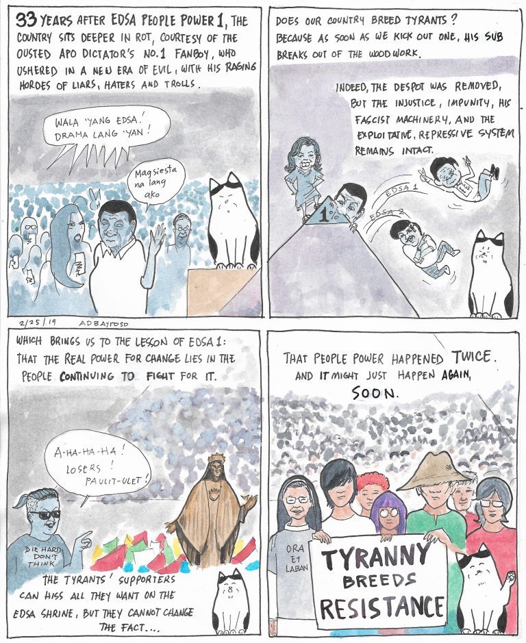 Blaming EDSA