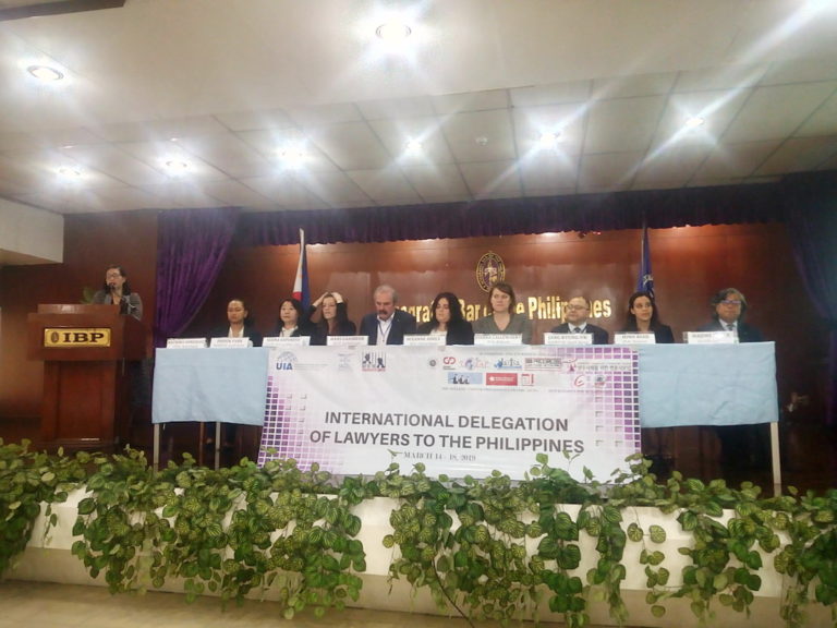 Mission finds ‘patterns of state-sanctioned violence’ against Filipino lawyers