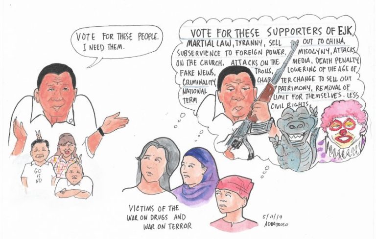 His candidates