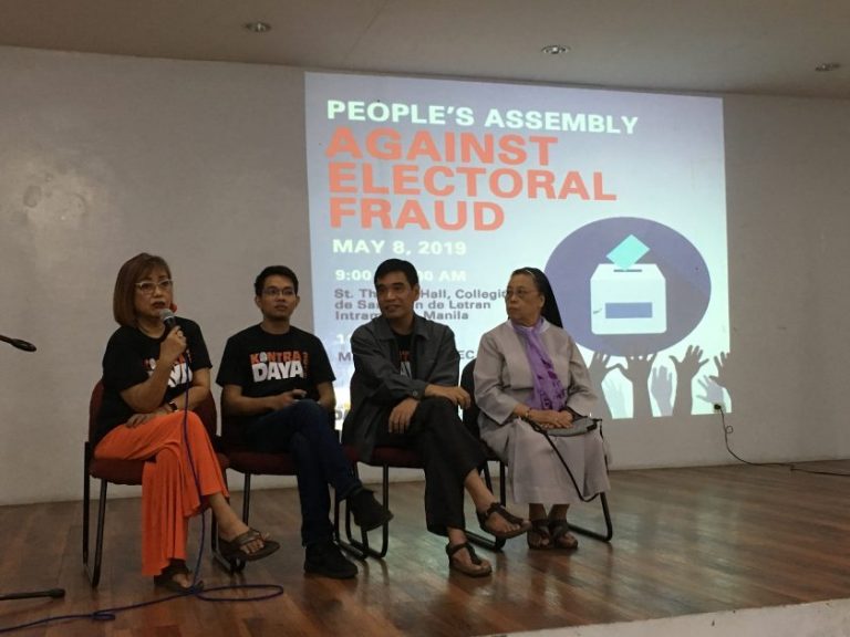Groups stand united vs. election fraud, political repression