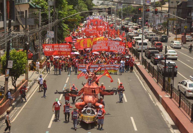 Labor Day protest blasts ‘worst unemployment, tyranny under Duterte’