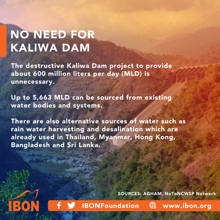 No need for Kaliwa Dam