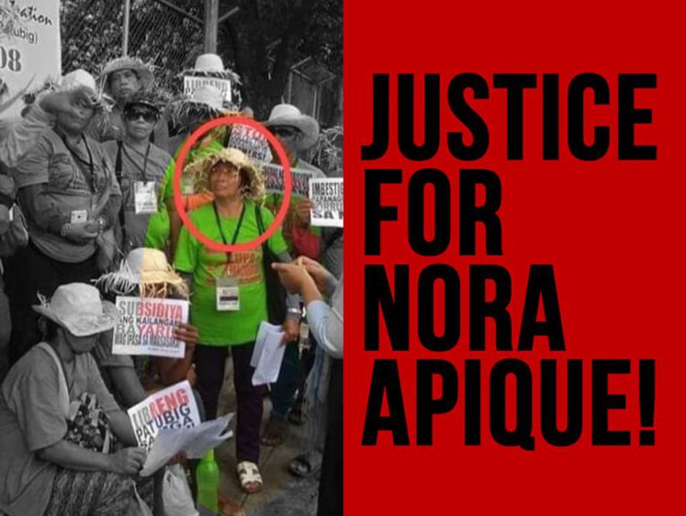 Woman peasant leader killed in Surigao del Sur