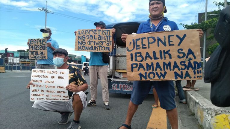 Suspension of jeepney operation: commuters’ dilemma in ‘new normal’