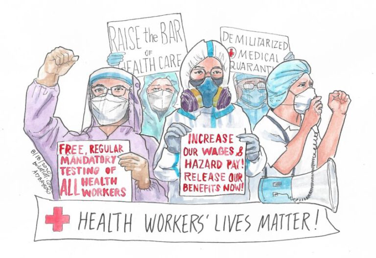 Health workers’ lives matter!