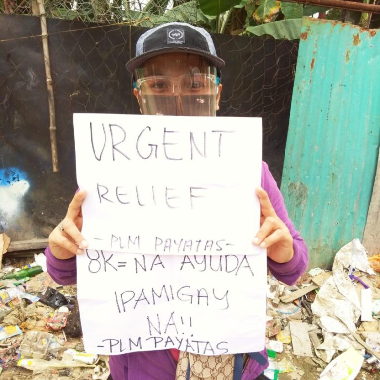 Urban poor in Quezon City left out from gov’t aid since March