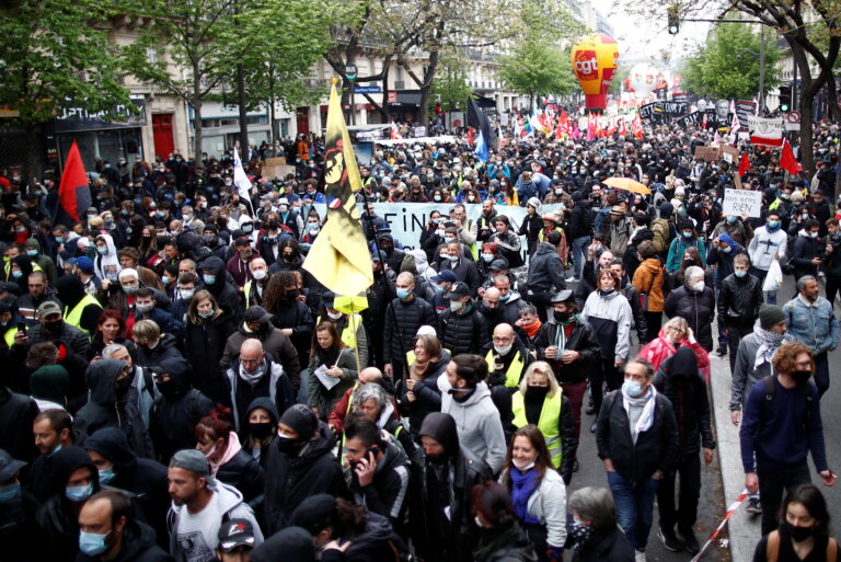 Thousands mark May Day with rallies in France, Spain and Germany