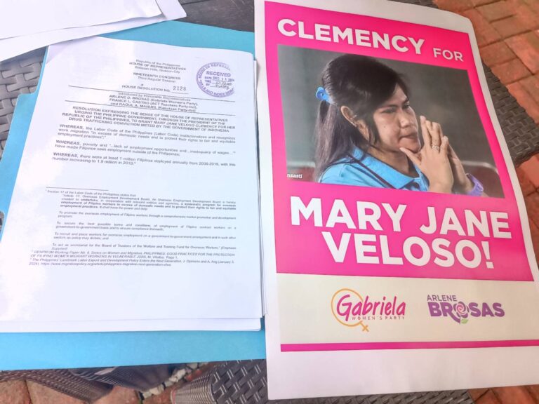 House Resolution to grant clemency to Mary Jane Veloso